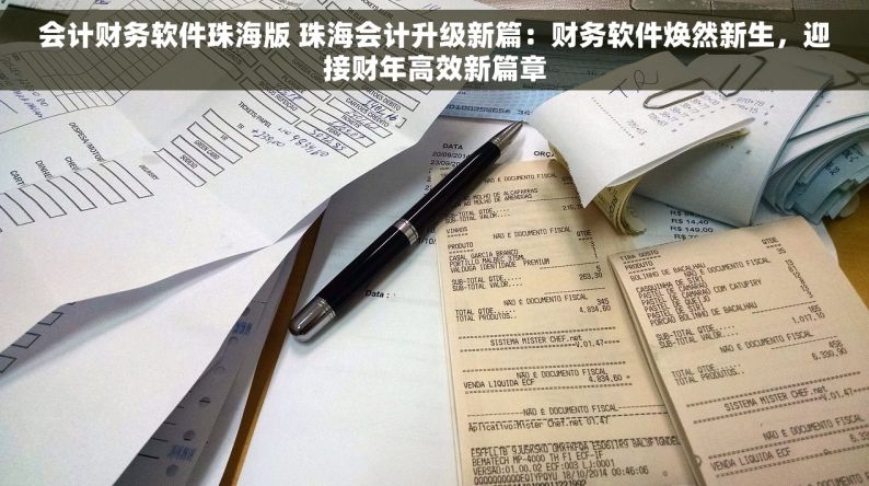 会计财务软件珠海版 珠海会计升级新篇：财务软件焕然新生，迎接财年高效新篇章