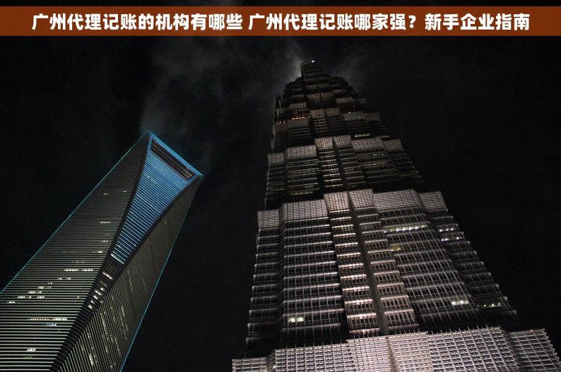 广州代理记账的机构有哪些 广州代理记账哪家强？新手企业指南