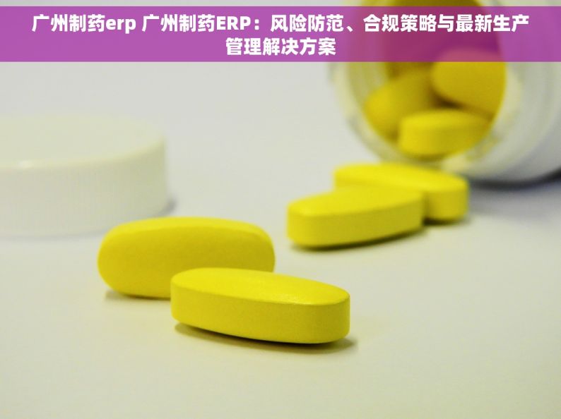 广州制药erp 广州制药ERP：风险防范、合规策略与最新生产管理解决方案
