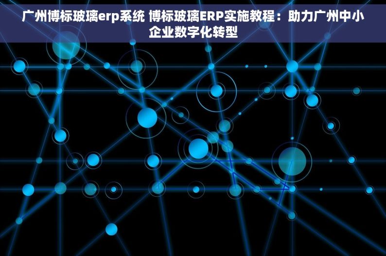 广州博标玻璃erp系统 博标玻璃ERP实施教程：助力广州中小企业数字化转型