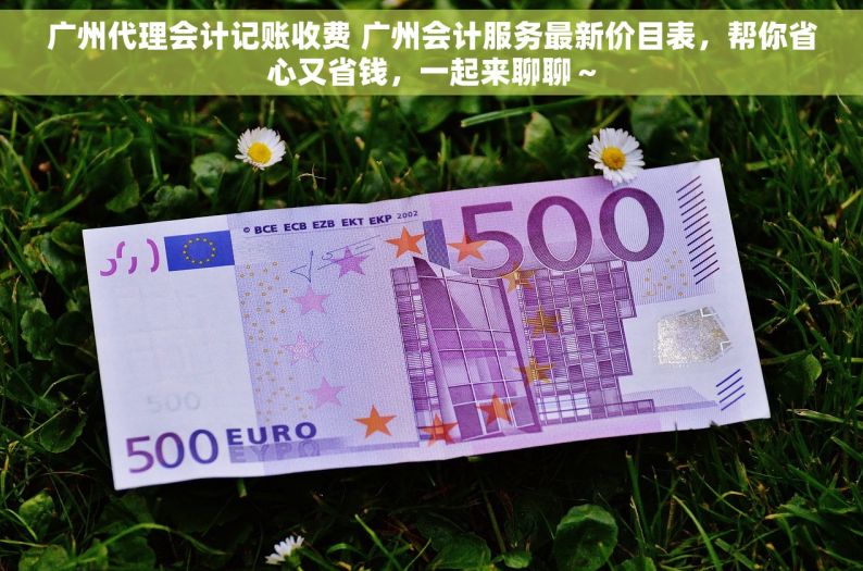 广州代理会计记账收费 广州会计服务最新价目表，帮你省心又省钱，一起来聊聊～