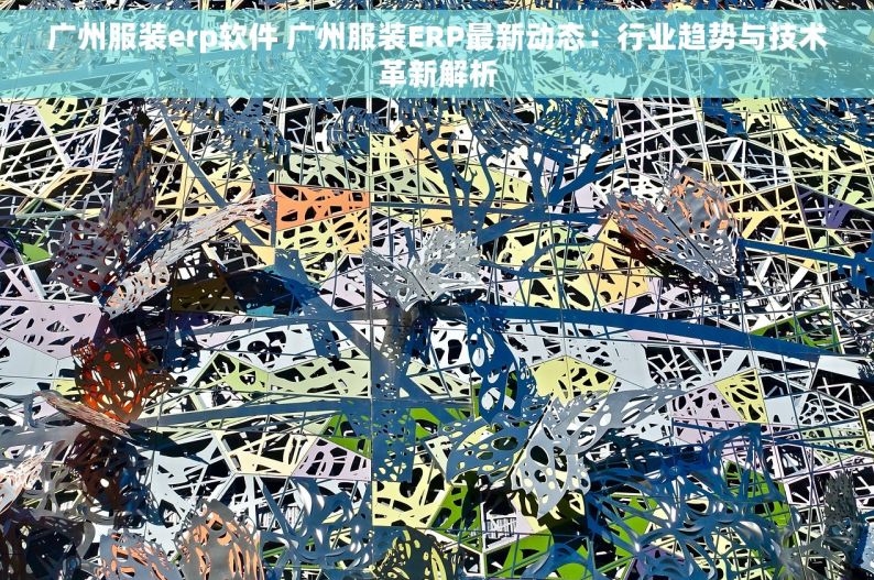 广州服装erp软件 广州服装ERP最新动态：行业趋势与技术革新解析