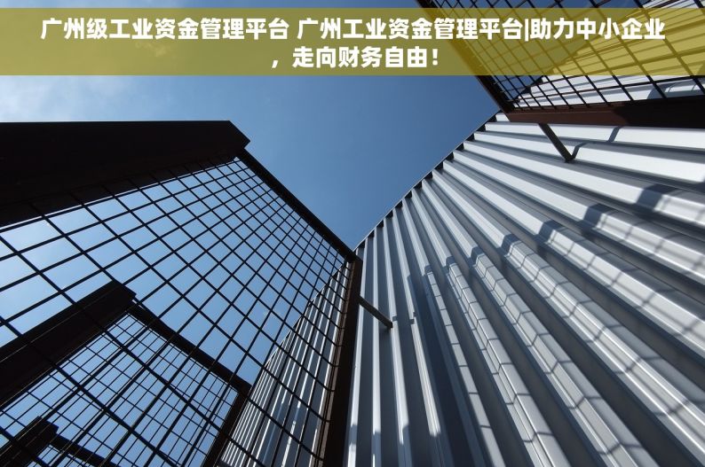 广州级工业资金管理平台 广州工业资金管理平台|助力中小企业，走向财务自由！