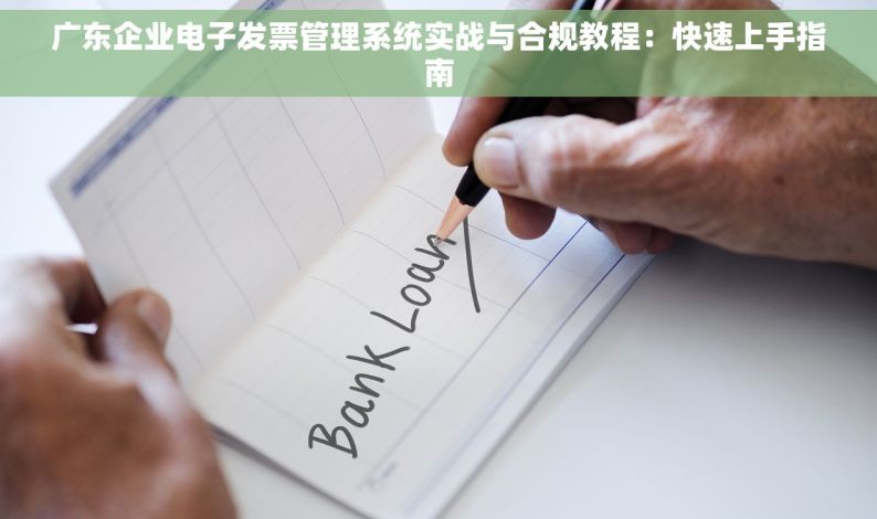 广东企业电子发票管理系统实战与合规教程：快速上手指南