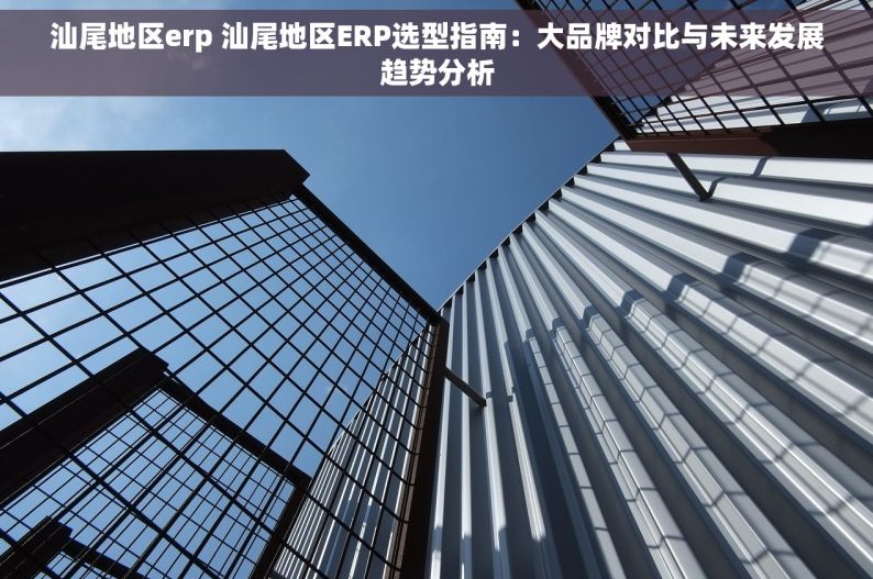 汕尾地区erp 汕尾地区ERP选型指南：大品牌对比与未来发展趋势分析