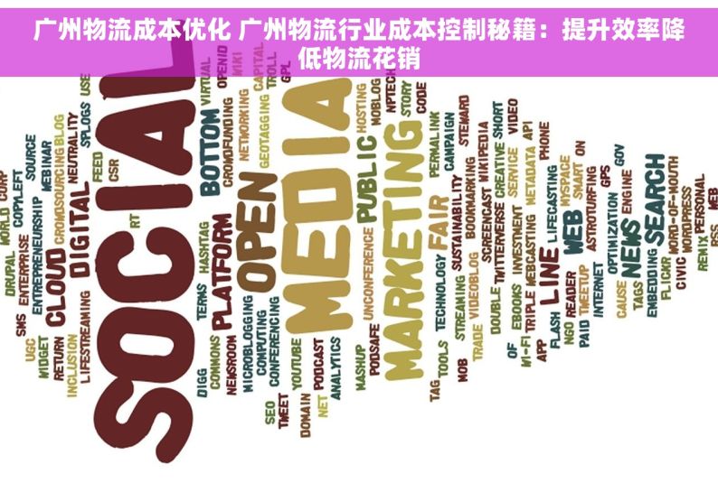 广州物流成本优化 广州物流行业成本控制秘籍：提升效率降低物流花销