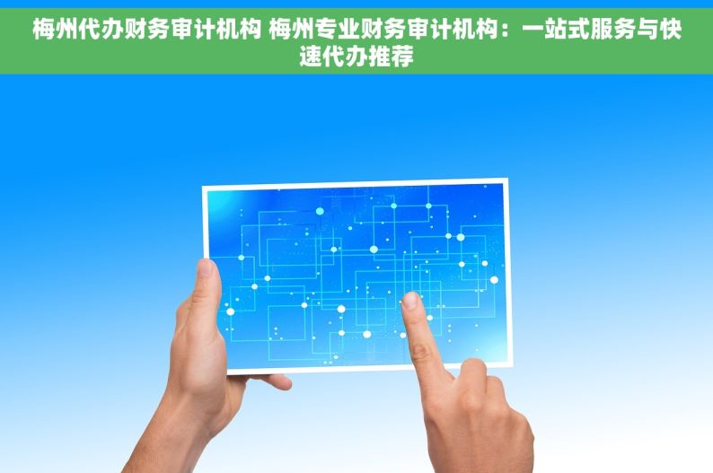 梅州代办财务审计机构 梅州专业财务审计机构：一站式服务与快速代办推荐
