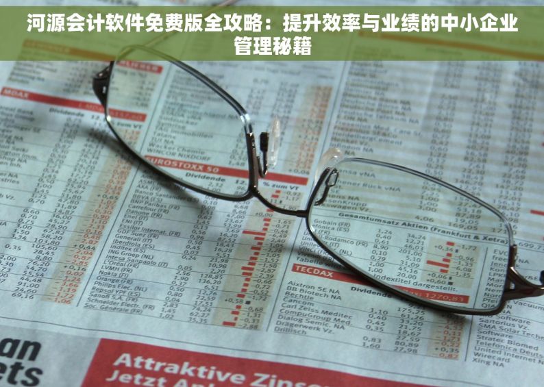 河源会计软件免费版全攻略：提升效率与业绩的中小企业管理秘籍