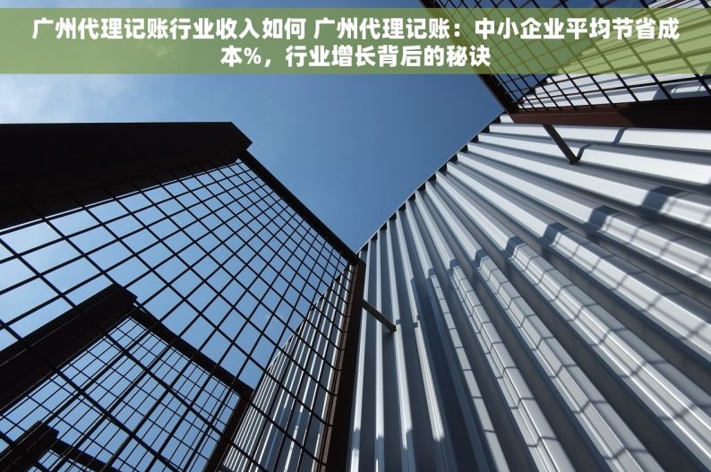 广州代理记账行业收入如何 广州代理记账：中小企业平均节省成本%，行业增长背后的秘诀
