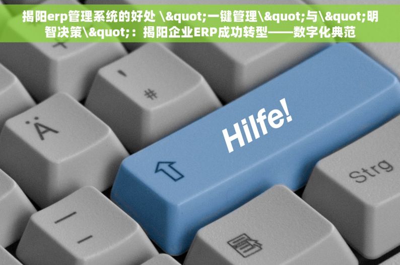 揭阳erp管理系统的好处 \"一键管理\"与\"明智决策\"：揭阳企业ERP成功转型——数字化典范