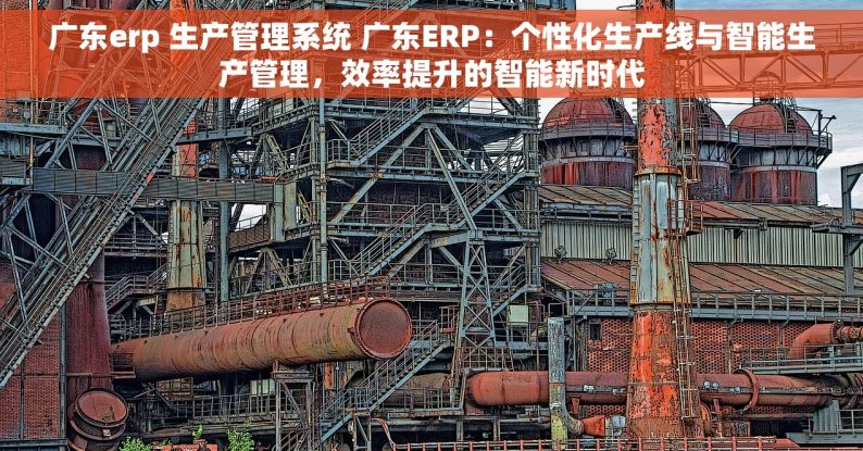 广东erp 生产管理系统 广东ERP：个性化生产线与智能生产管理，效率提升的智能新时代