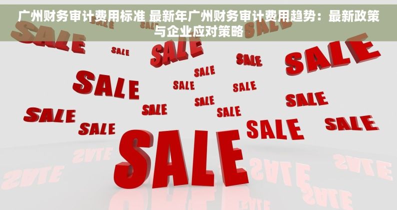 广州财务审计费用标准 最新年广州财务审计费用趋势：最新政策与企业应对策略