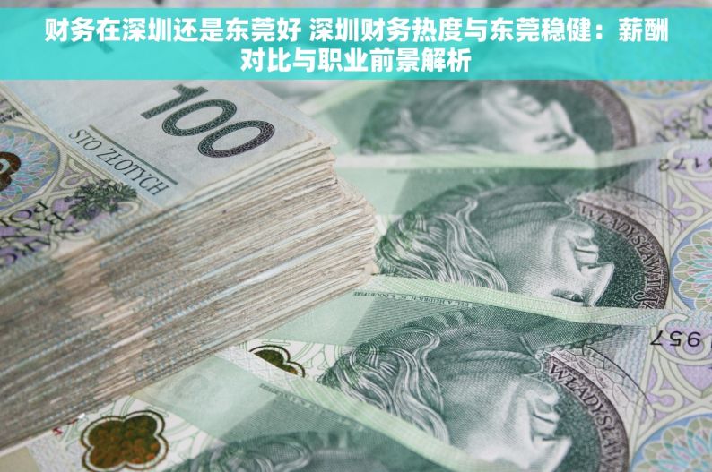 财务在深圳还是东莞好 深圳财务热度与东莞稳健：薪酬对比与职业前景解析