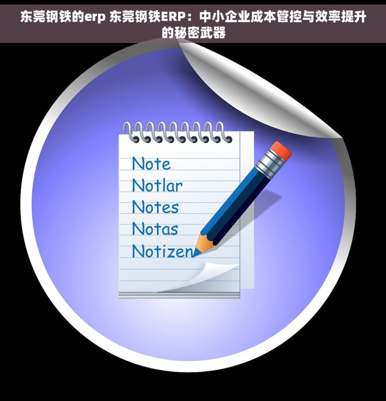 东莞钢铁的erp 东莞钢铁ERP：中小企业成本管控与效率提升的秘密武器