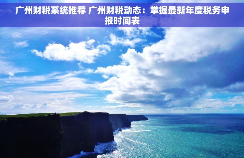 广州财税系统推荐 广州财税动态：掌握最新年度税务申报时间表