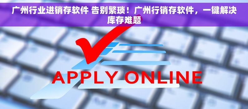 广州行业进销存软件 告别繁琐！广州行销存软件，一键解决库存难题