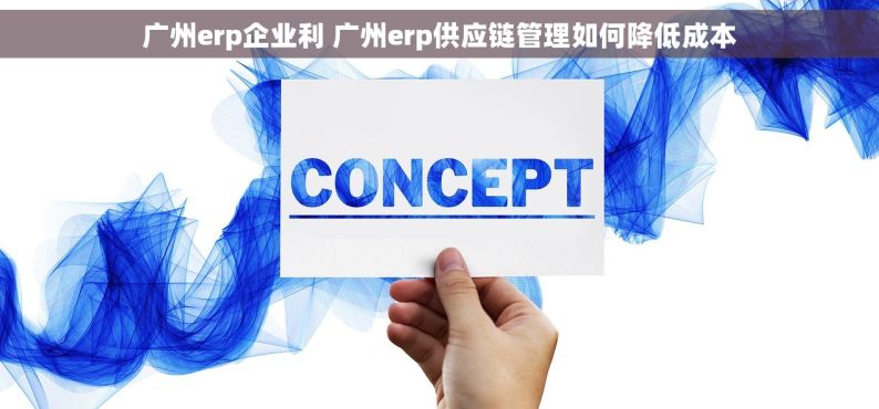 广州erp企业利 广州erp供应链管理如何降低成本