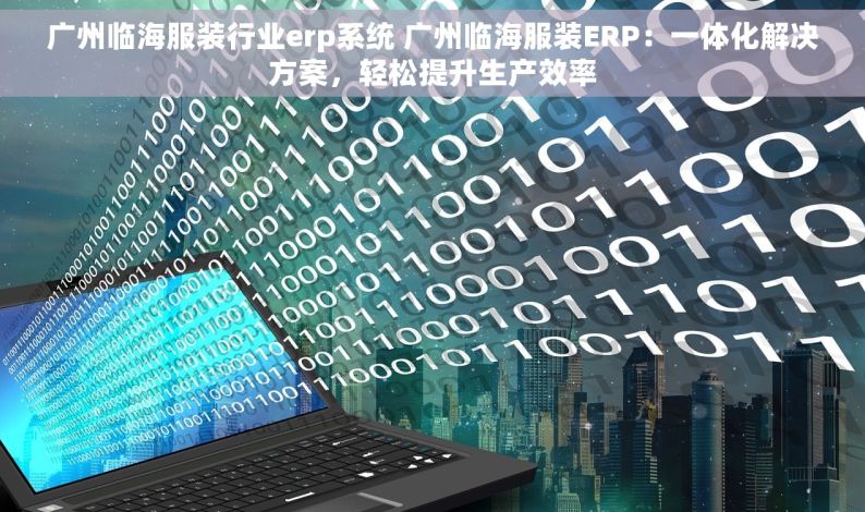 广州临海服装行业erp系统 广州临海服装ERP：一体化解决方案，轻松提升生产效率