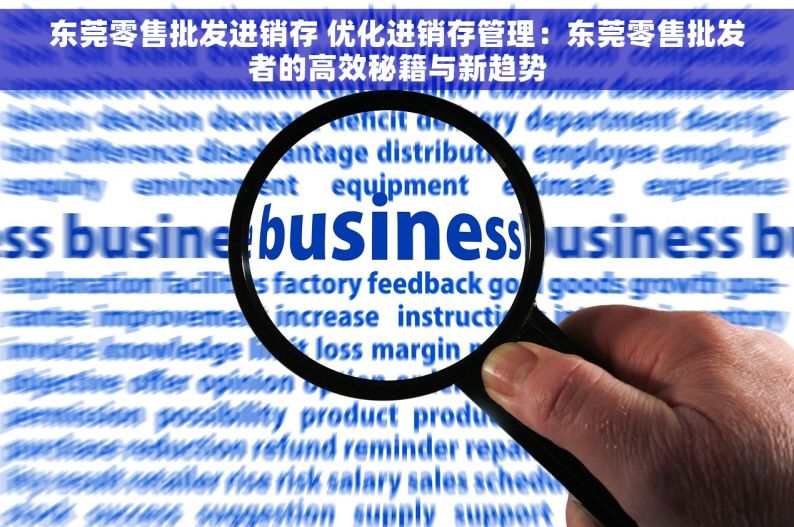 东莞零售批发进销存 优化进销存管理：东莞零售批发者的高效秘籍与新趋势