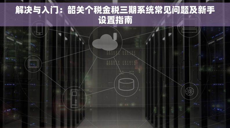 解决与入门：韶关个税金税三期系统常见问题及新手设置指南