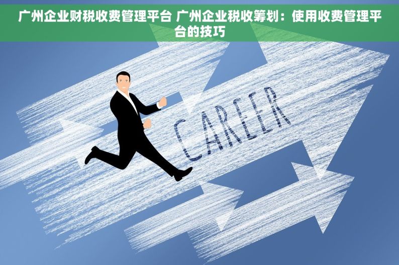 广州企业财税收费管理平台 广州企业税收筹划：使用收费管理平台的技巧