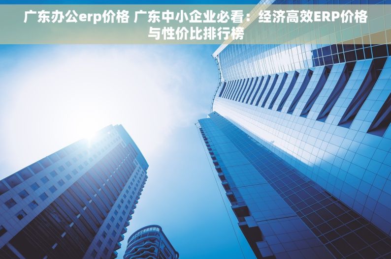 广东办公erp价格 广东中小企业必看：经济高效ERP价格与性价比排行榜