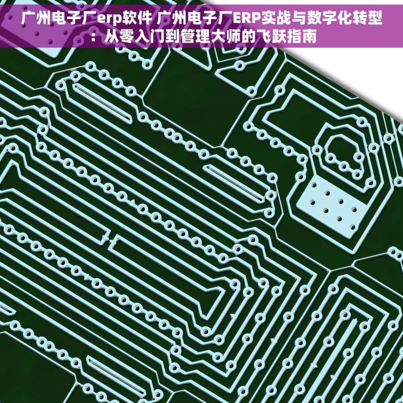 广州电子厂erp软件 广州电子厂ERP实战与数字化转型：从零入门到管理大师的飞跃指南