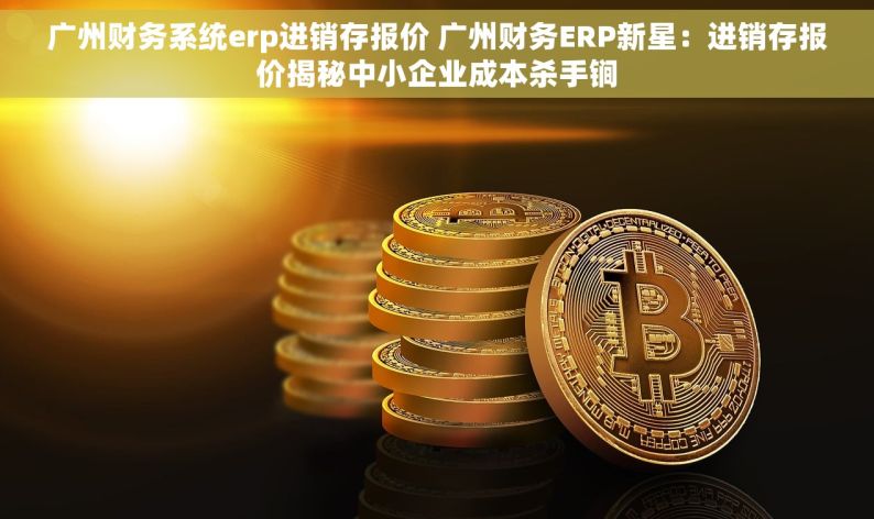 广州财务系统erp进销存报价 广州财务ERP新星：进销存报价揭秘中小企业成本杀手锏
