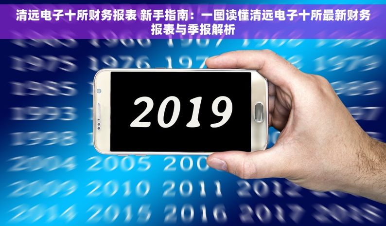 清远电子十所财务报表 新手指南：一图读懂清远电子十所最新财务报表与季报解析