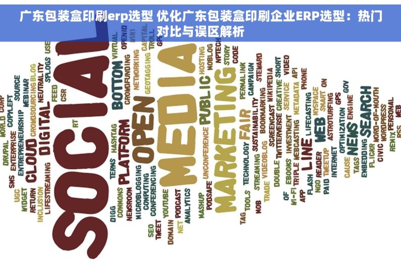 广东包装盒印刷erp选型 优化广东包装盒印刷企业ERP选型：热门对比与误区解析