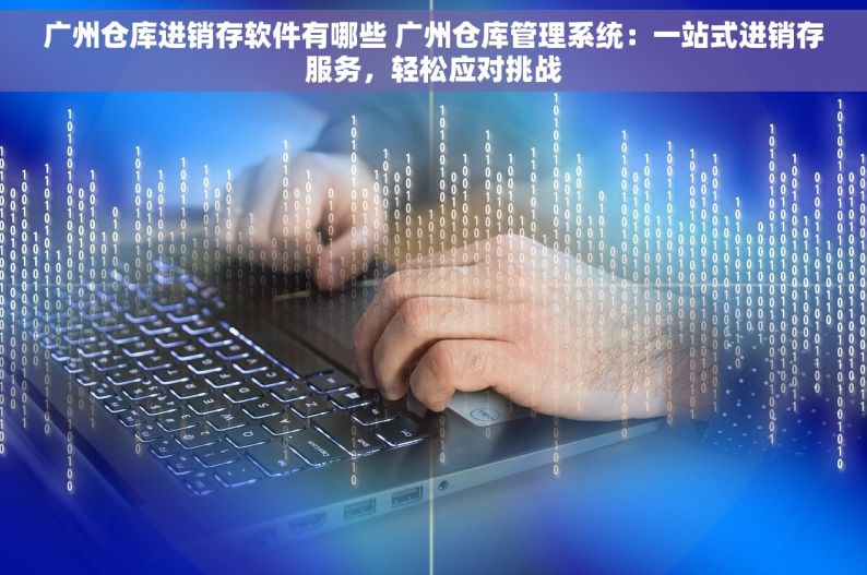 广州仓库进销存软件有哪些 广州仓库管理系统：一站式进销存服务，轻松应对挑战