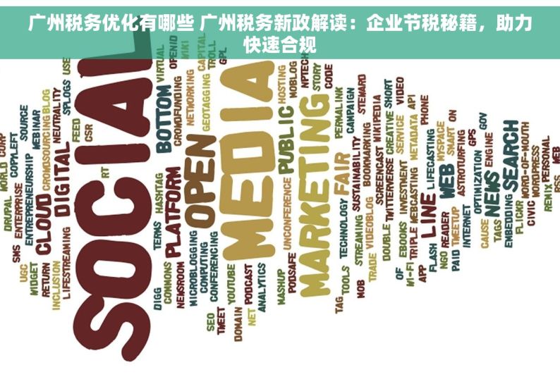 广州税务优化有哪些 广州税务新政解读：企业节税秘籍，助力快速合规