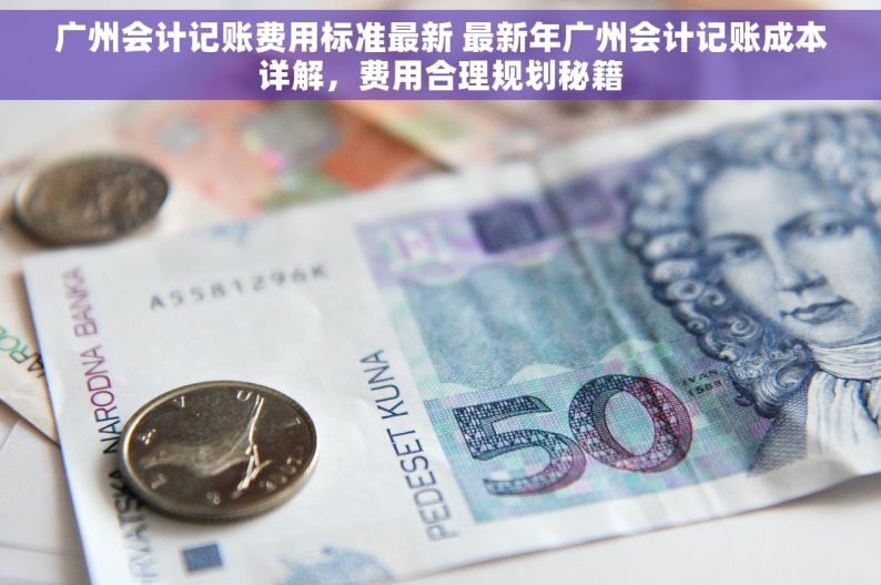 广州会计记账费用标准最新 最新年广州会计记账成本详解，费用合理规划秘籍