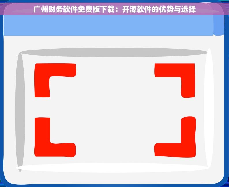 广州财务软件免费版下载：开源软件的优势与选择