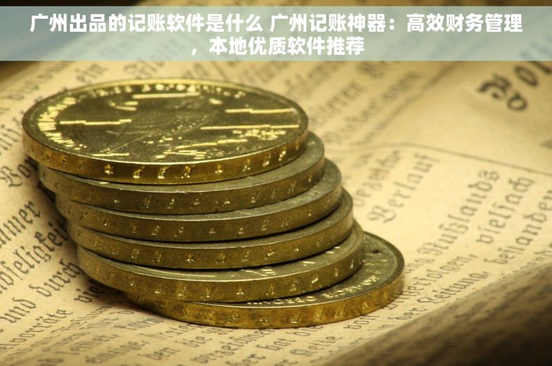 广州出品的记账软件是什么 广州记账神器：高效财务管理，本地优质软件推荐