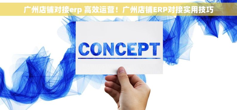广州店铺对接erp 高效运营！广州店铺ERP对接实用技巧