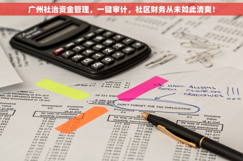 广州社治资金管理，一键审计，社区财务从未如此清爽！