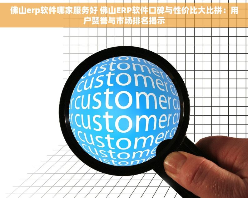 佛山erp软件哪家服务好 佛山ERP软件口碑与性价比大比拼：用户赞誉与市场排名揭示