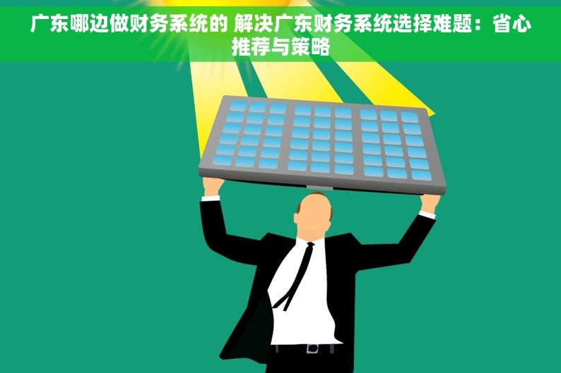 广东哪边做财务系统的 解决广东财务系统选择难题：省心推荐与策略