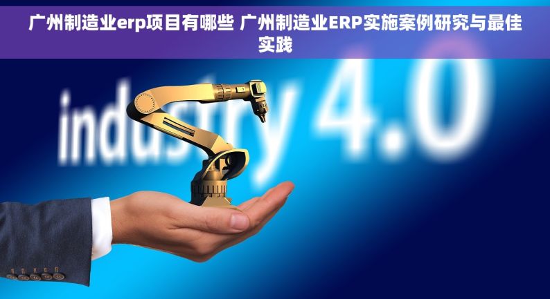广州制造业erp项目有哪些 广州制造业ERP实施案例研究与最佳实践