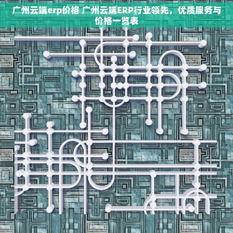 广州云端erp价格 广州云端ERP行业领先，优质服务与价格一览表