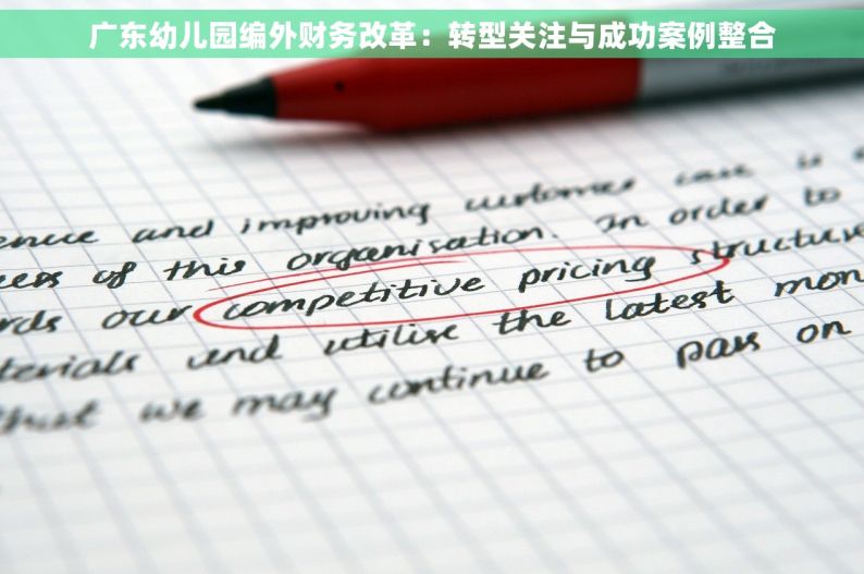 广东幼儿园编外财务改革：转型关注与成功案例整合