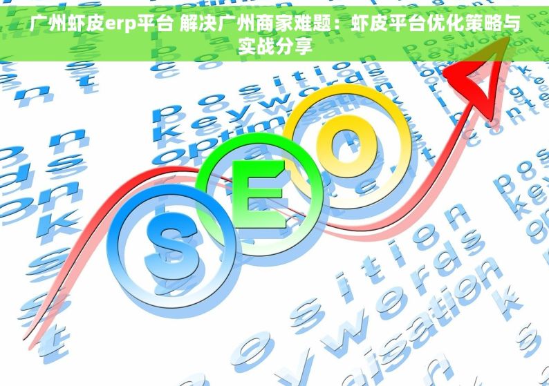 广州虾皮erp平台 解决广州商家难题：虾皮平台优化策略与实战分享