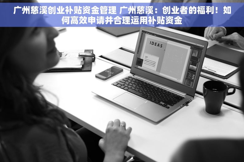 广州慈溪创业补贴资金管理 广州慈溪：创业者的福利！如何高效申请并合理运用补贴资金