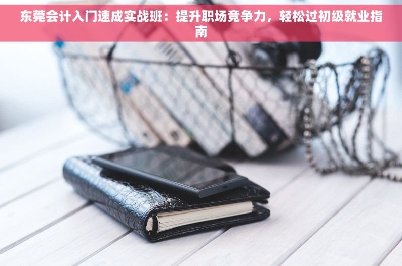 东莞会计入门速成实战班：提升职场竞争力，轻松过初级就业指南
