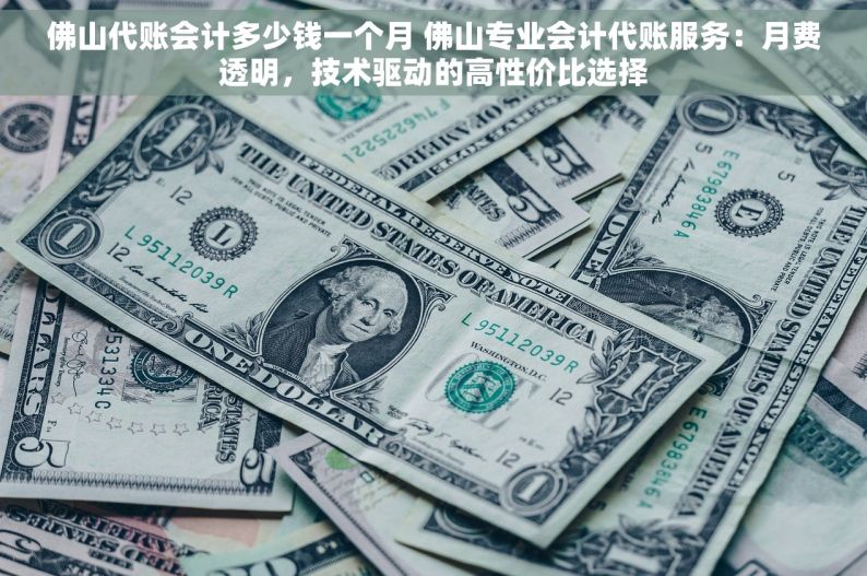 佛山代账会计多少钱一个月 佛山专业会计代账服务：月费透明，技术驱动的高性价比选择