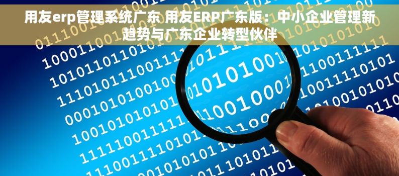 用友erp管理系统广东 用友ERP广东版：中小企业管理新趋势与广东企业转型伙伴