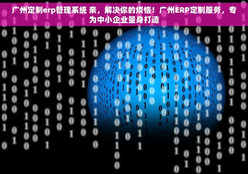 广州定制erp管理系统 亲，解决你的烦恼！广州ERP定制服务，专为中小企业量身打造