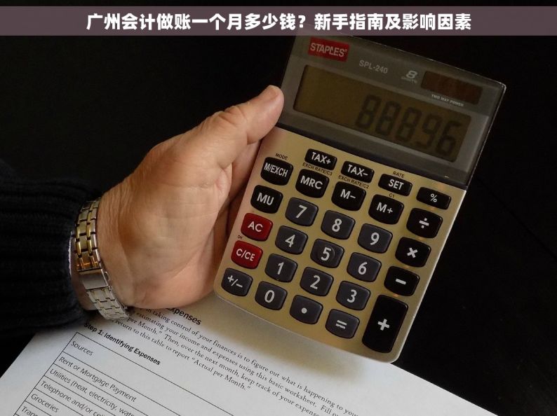 广州会计做账一个月多少钱？新手指南及影响因素