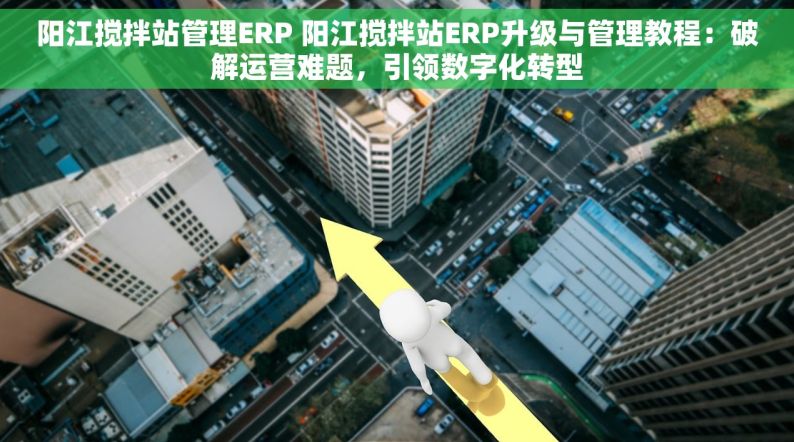 阳江搅拌站管理ERP 阳江搅拌站ERP升级与管理教程：破解运营难题，引领数字化转型